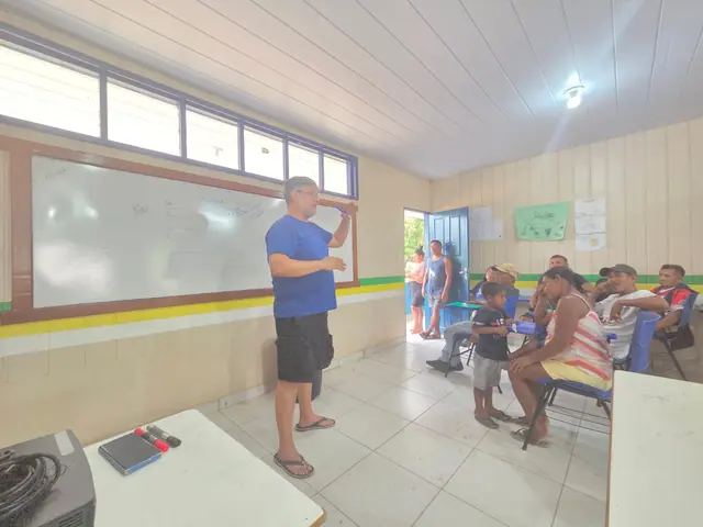Discussão coletiva sobre ciclos do território e calendário etnoecológico